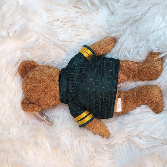 Green Bay Packers Ty Beanie Baby FUZZ Teddy Bear - Retired Vintage Collectible - Picture 3 of 12